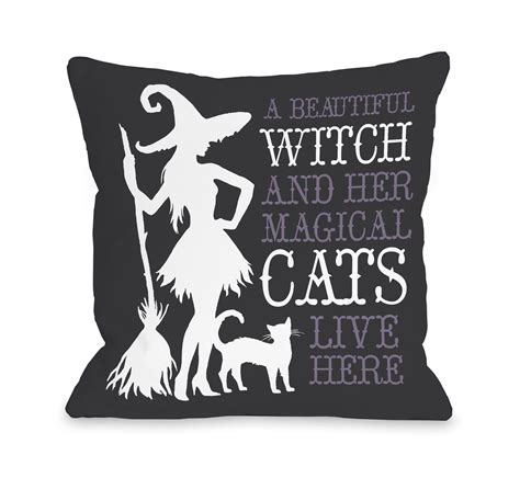 Decorate Your Space with Witchy Vibes: The Witch Please Pillow